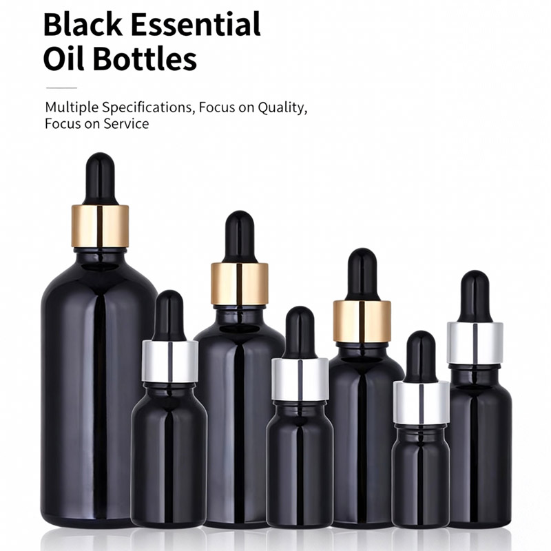 5ml/10ml/15ml/20ml/30ml/50ml/100mlCustom Blue Boston Cosmetic Glass Bottles