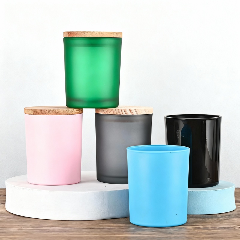 Gradient candle holder colored candle cup aromatherapy cup