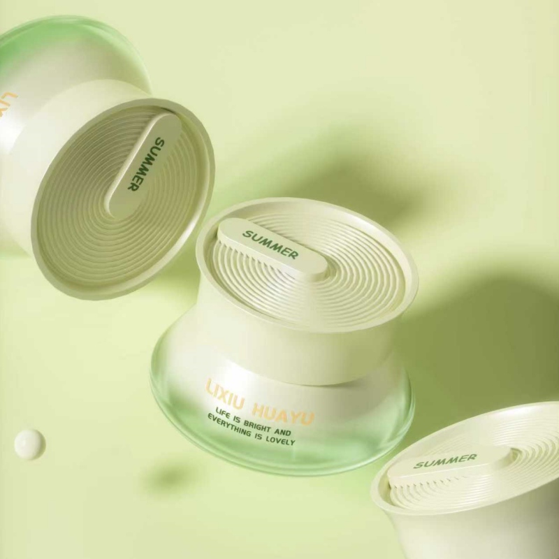 30g 50g Fashionable conical glass cream jar