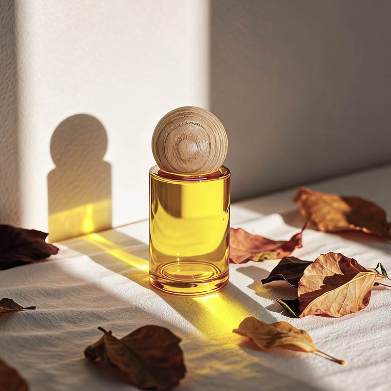 30ml dark-colored scrub oil light-proof bottle for individual portions