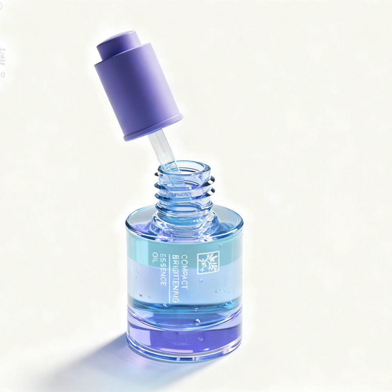 15ml 30ml 50ml cylindrical thick-bottomed push-down dropper bottle