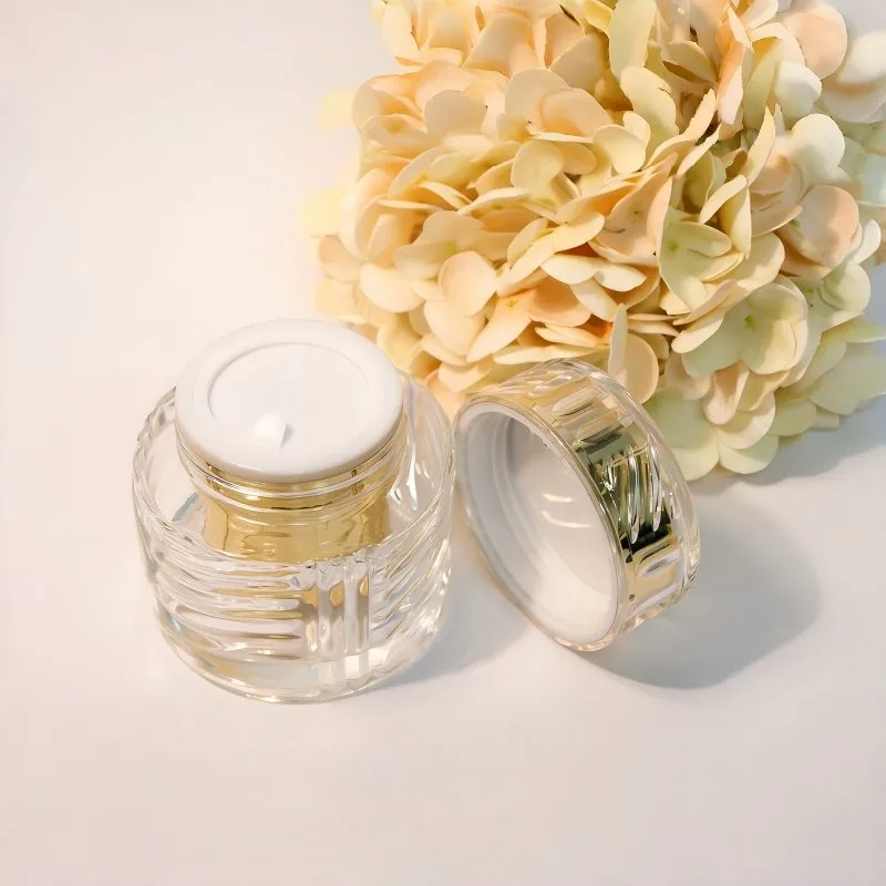 Refillable Glass Cream Jar 30g 50g for Skincare Packaging