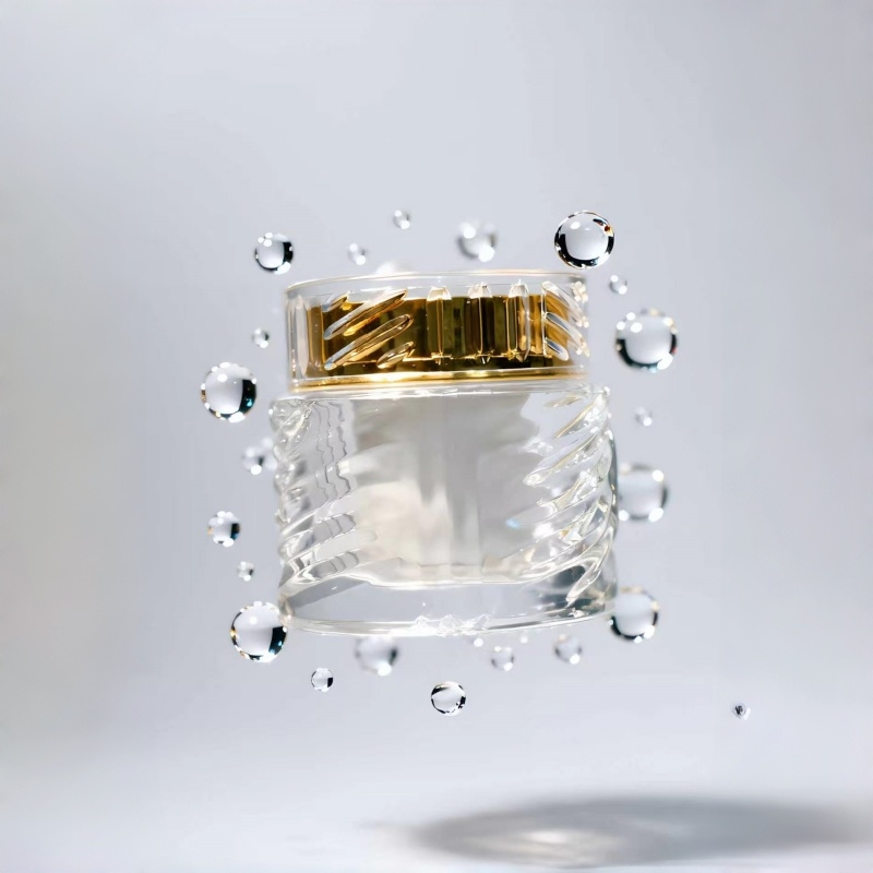 Refillable 50ml Glass Cream Jars for Sustainable Skincare Brands