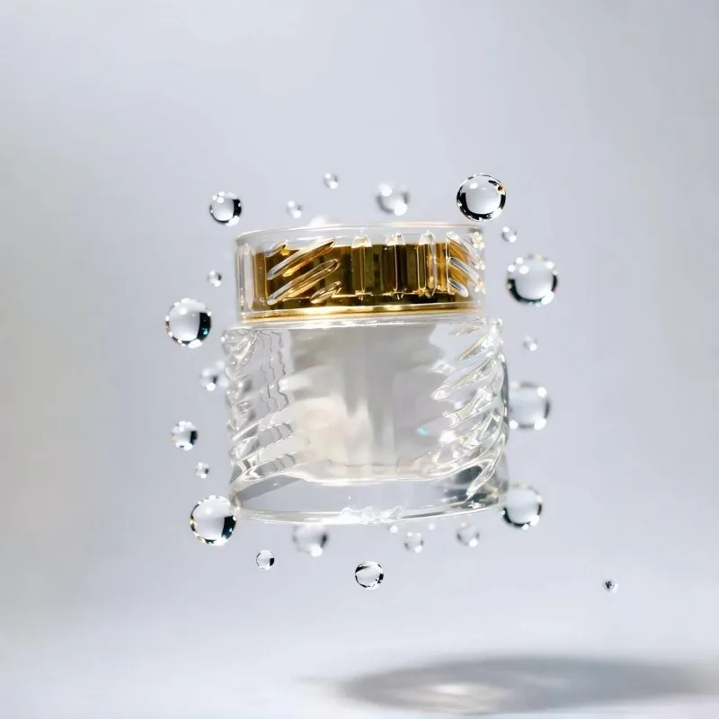 Refillable 50ml Glass Cream Jars for Sustainable Skincare Brands