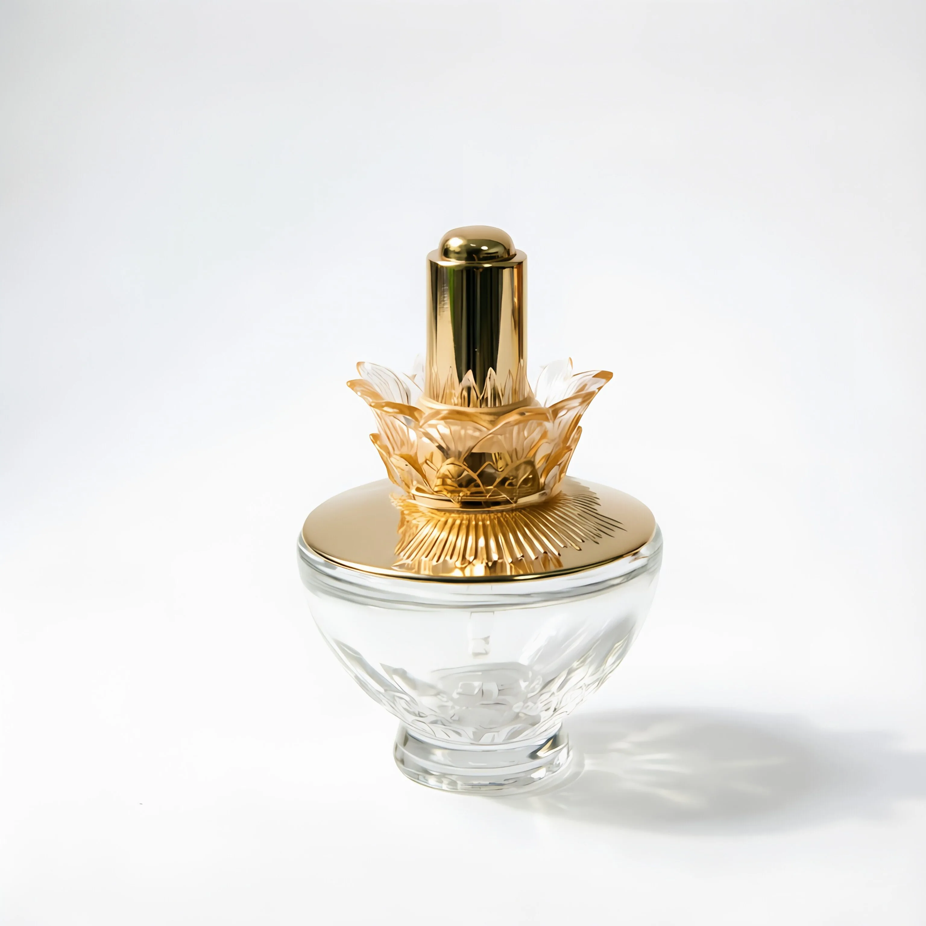 Decorative Luxury Glass Essence şişe