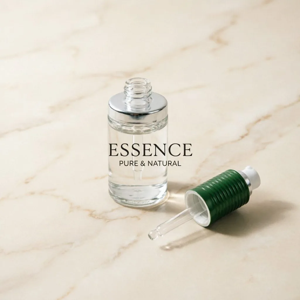 Airless Glass Serum Pump şişe