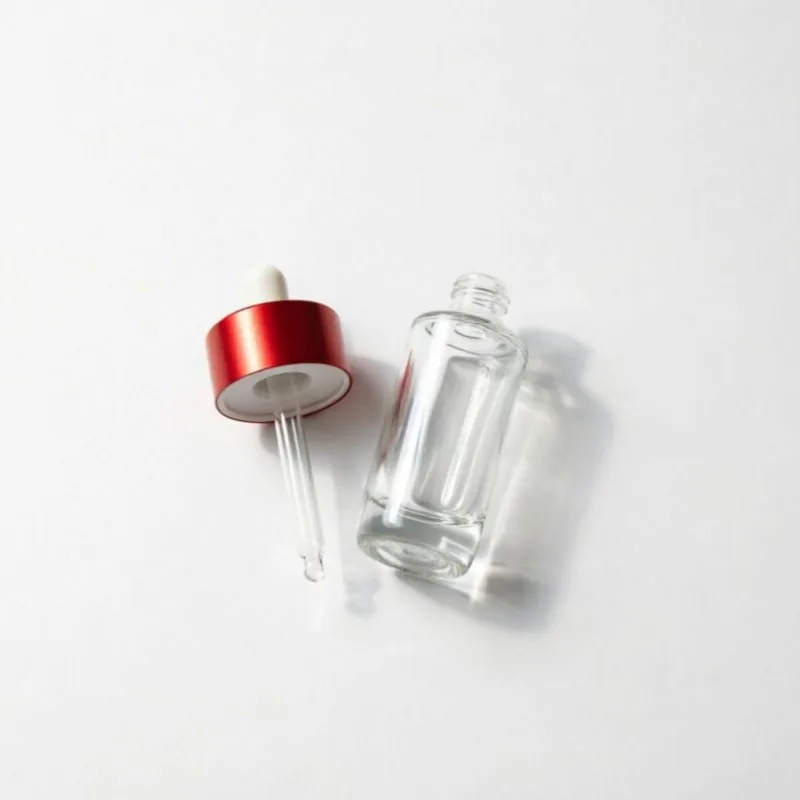 Clear cam damlalıklı şişe with Red Cap