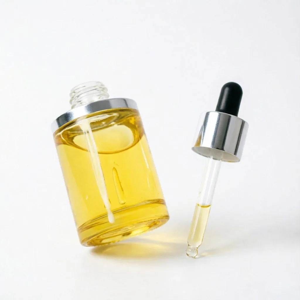 Yellow Glass esansiyel yağ şişesi with Dropper