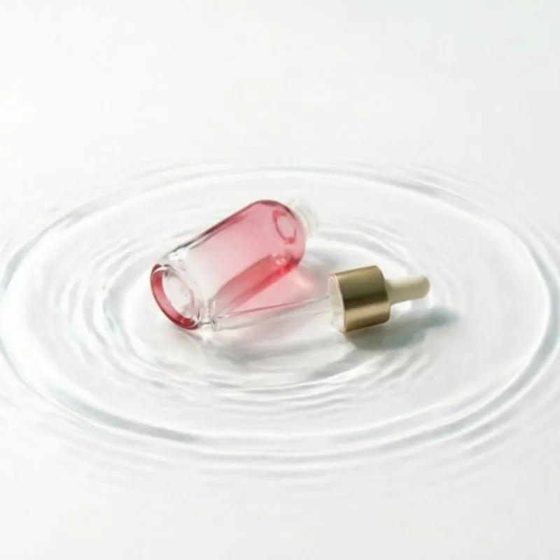 Pink Gradient Glass Essence şişe