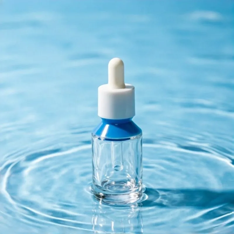 Blue Cosmetic Essence Bottle 30ml