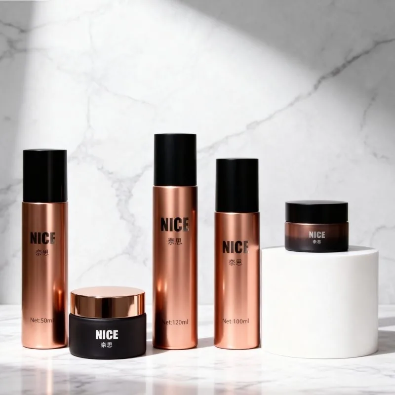 100ml 120ml ローションボトル化粧品ガラス包装