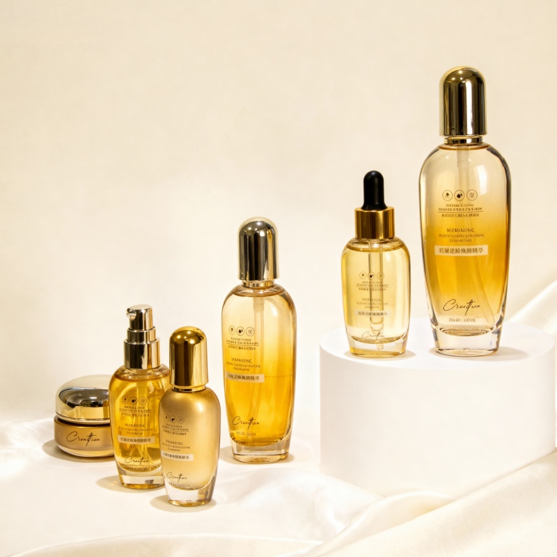 30g 50g Custom Skincare Jar Essential Oil Lotion Bottle Cosmetic Glass Packaging