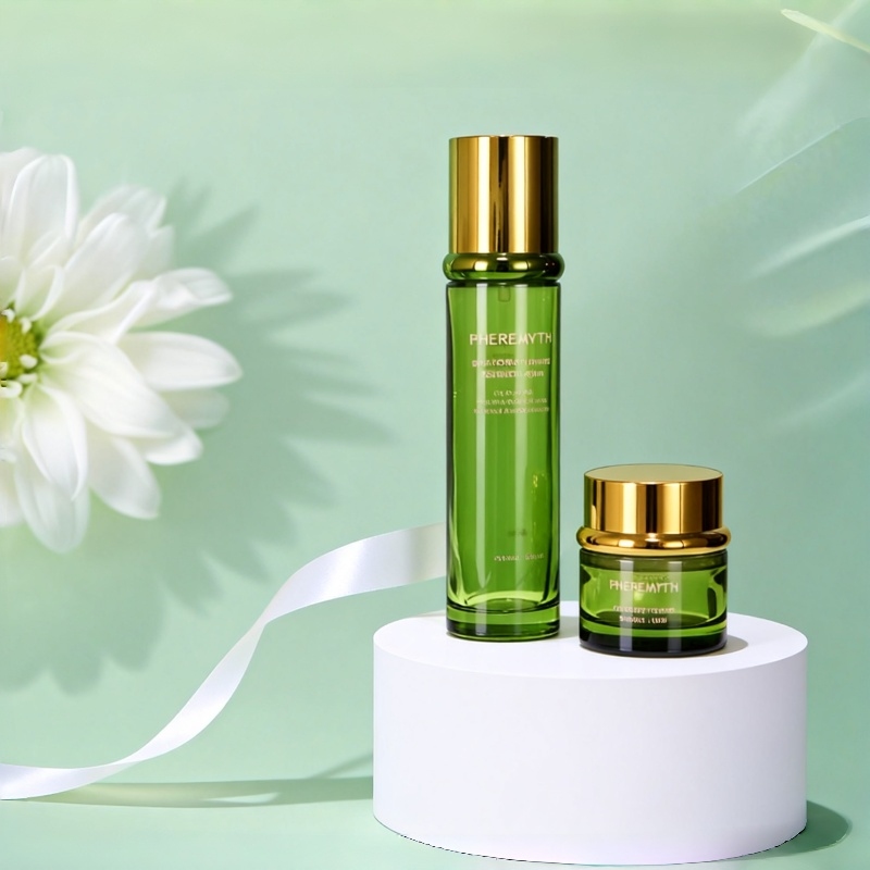 100ml Glass Cosmetic Bottle Packaging 30g 50g Skincare Jars Custom