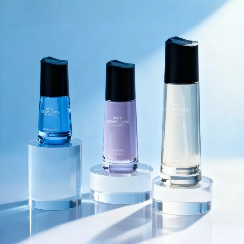 os recipientes do cuidado de 30ml 120mlSkin esvaziam o vidro de garrafas cosmético