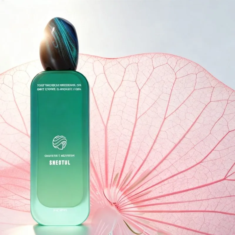 20ml 30ml 50ml Flat Square Glass Bottle Cosmetic Packaging