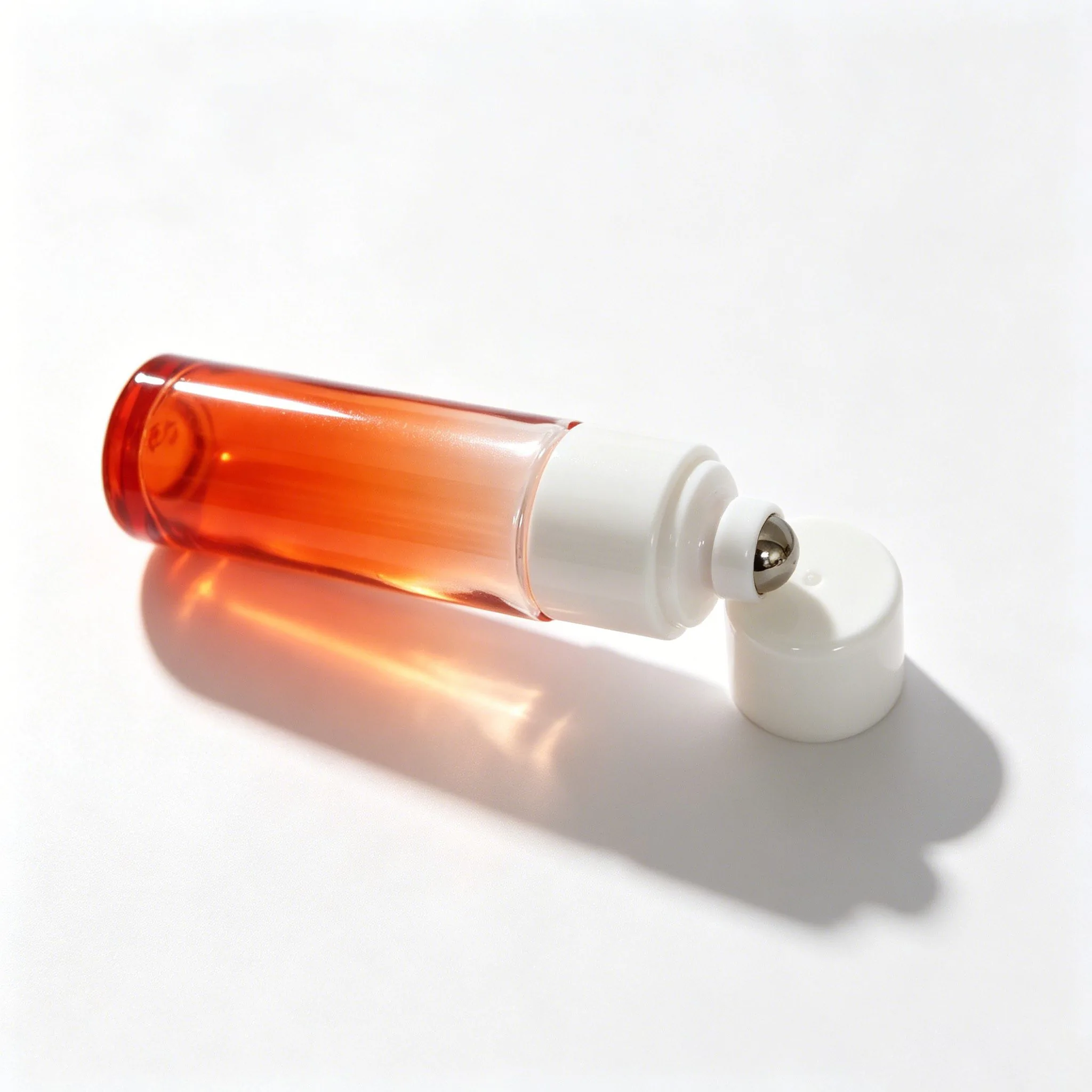 Amber Glass Roller Bottle with Stainless Steel Roller Ball 15ml