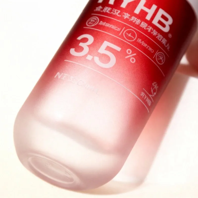 Produto NS005 cosmético que empacota garrafas de vidro de 100ml 120ml para Skincare