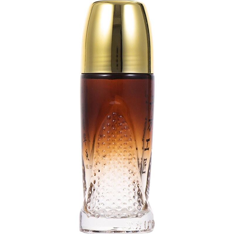 Glass ball bottle antiperspirant packaging plastic cap set