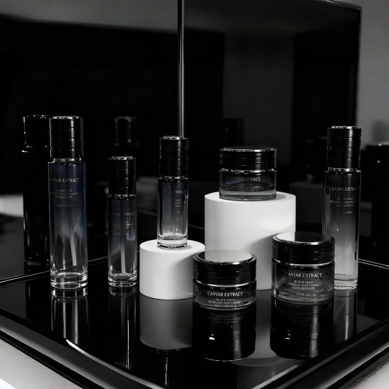 Cosmetic Bottle Manufacturers Glass Replaceable Face Cream Jars Wholesale