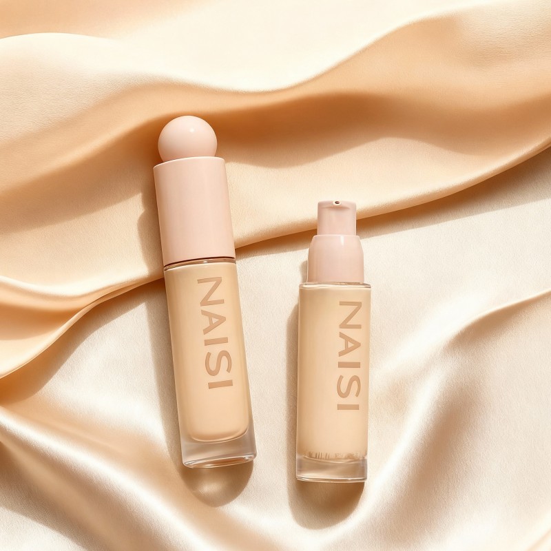 Fashion 30ml foundation liquid bottle - high-end glass individual packaging bottle