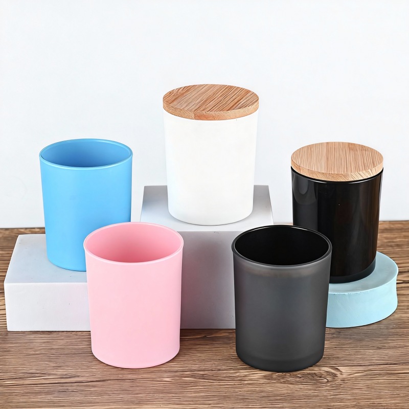 Gradient candle holder colored candle cup aromatherapy cup