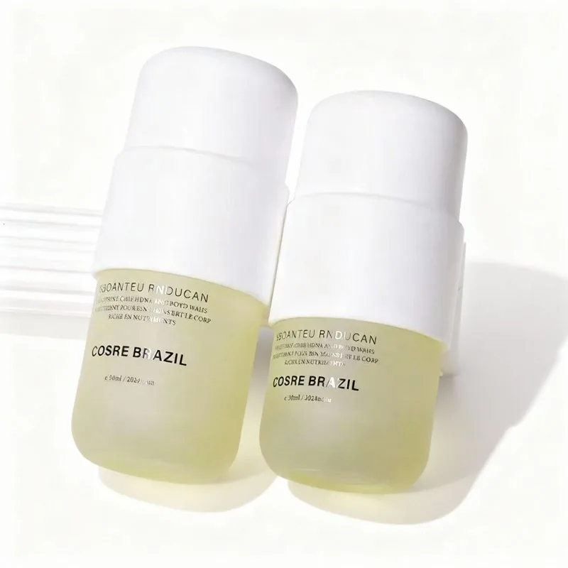 Pill-shaped, 30g and 50g, custom-made skin care lotion pump bottles and face cream jars