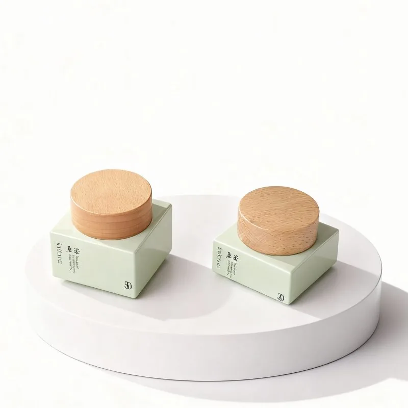 30g 50g Hot Sale Luxury Cosmetic Packaging Glass Jar Cream Jar Custom logo Cream Jar