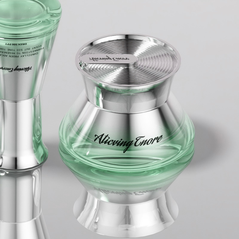 30g 50g Fashionable conical glass cream jar