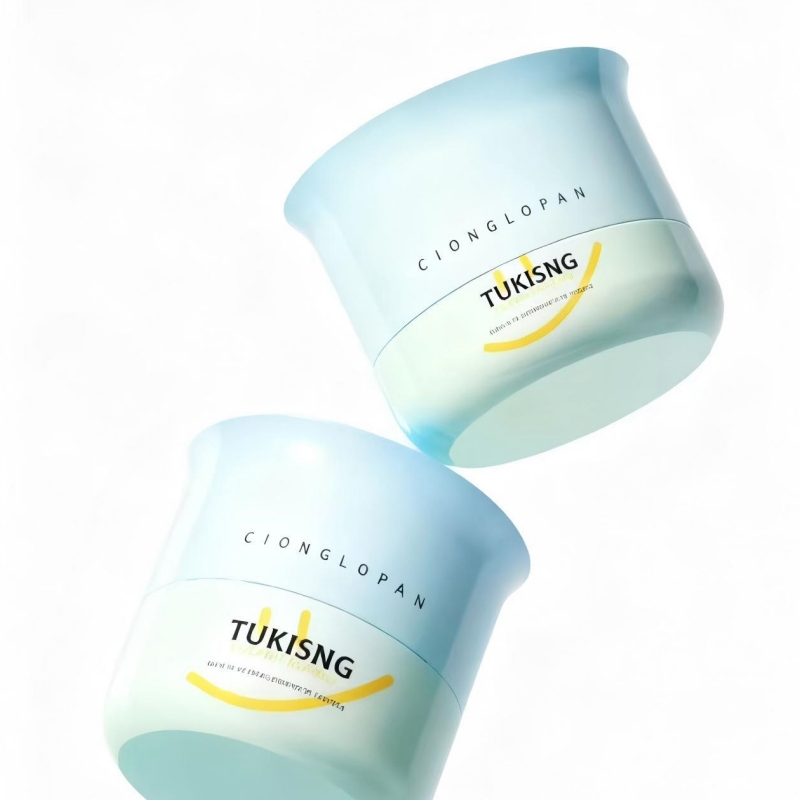 Custom Logo 30G 50G Moisturizer Jar Clear Grey Glass Lotion Pump Bottle with Silver Cap