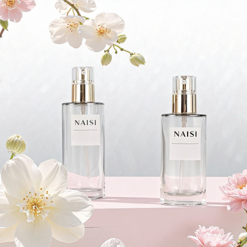 30ml, 40ml, 120ml, 100ml cosmetic spray/pump/toner essential oil glass bottle