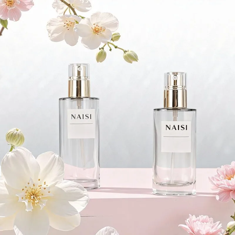 30ml, 40ml, 120ml, 100ml cosmetic spray/pump/toner essential oil glass bottle