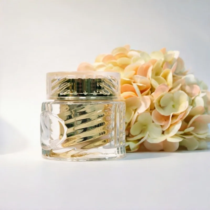 Refillable Glass Cream Jar 30g 50g for Skincare Packaging