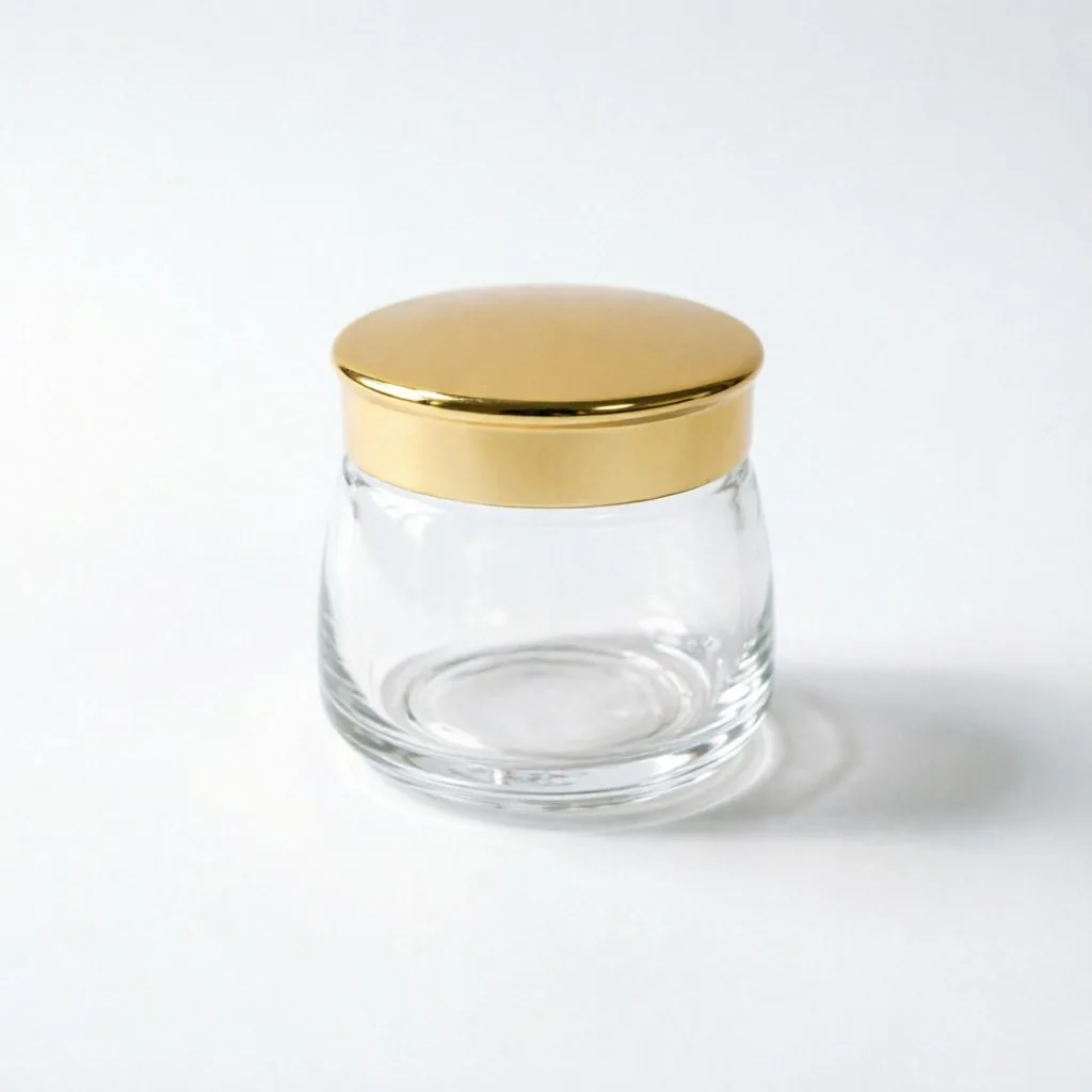 Luxury Cosmetic Cream Jars with Premium Glass Packaging
