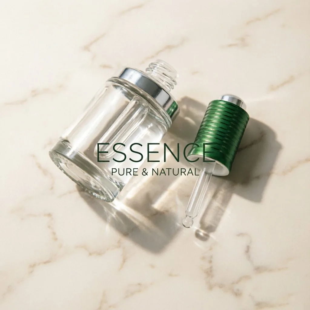 Airless Glass Serum Pump şişe