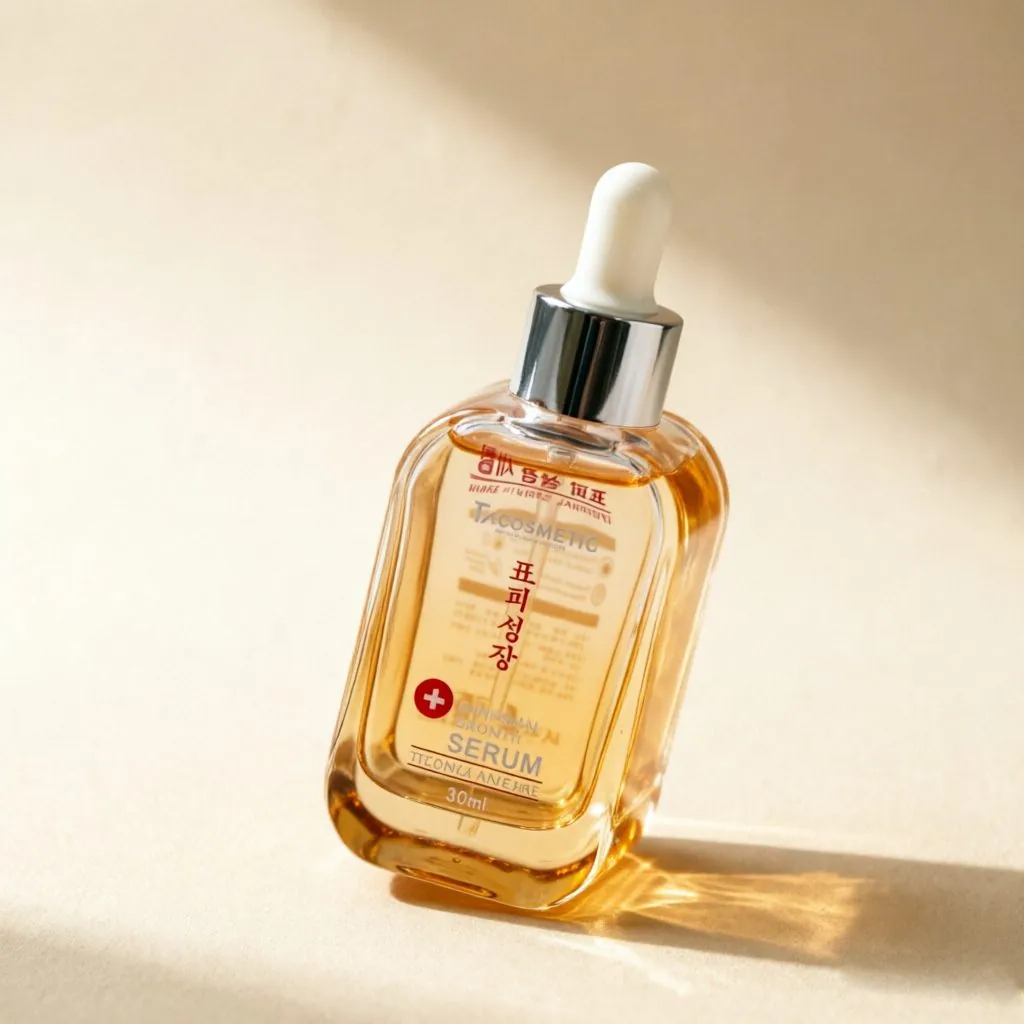 Amber Glass Serum Dropper şişe