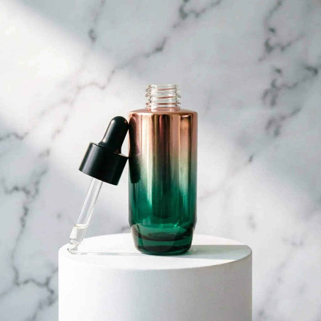 Iridescent Gradient cam damlalıklı şişe