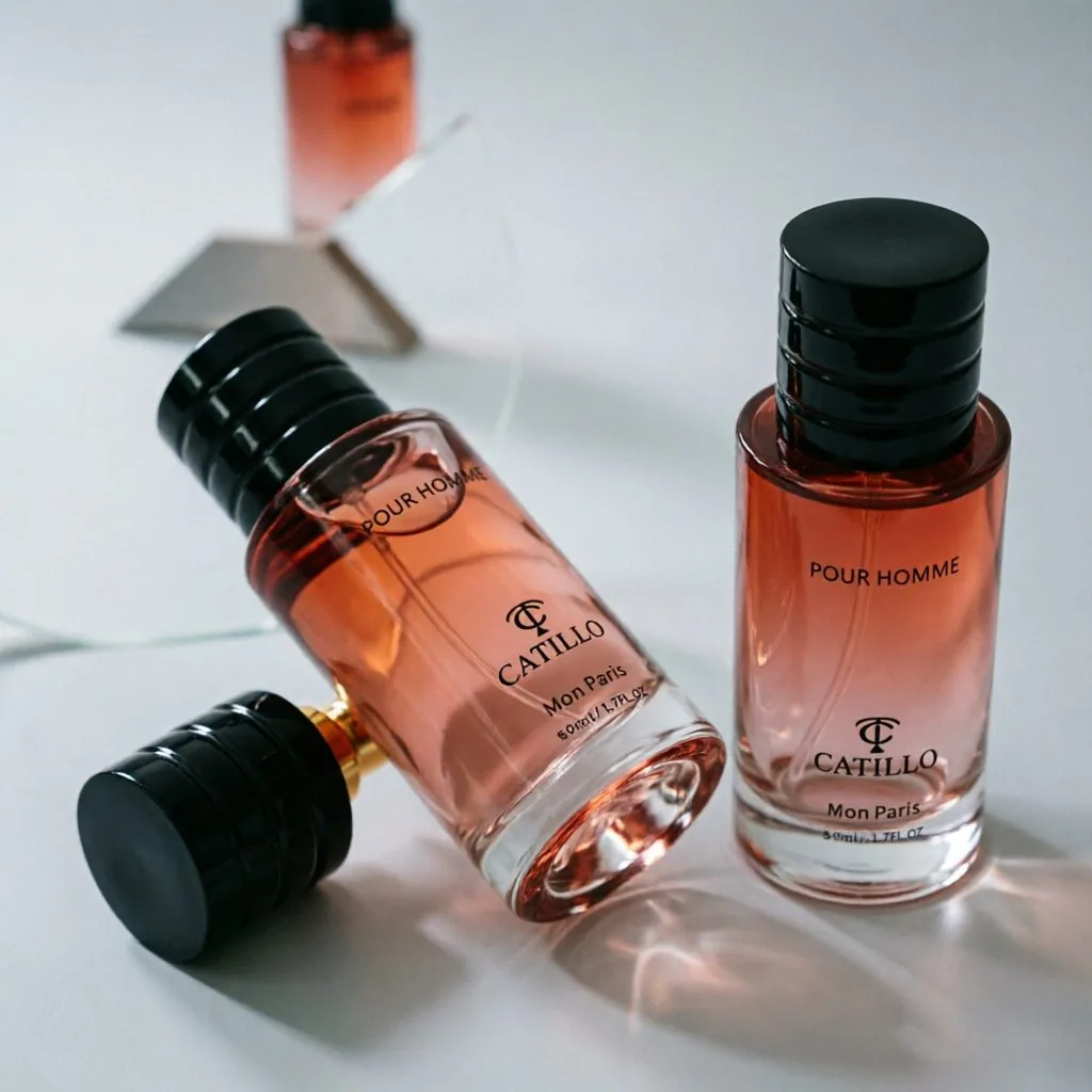 Amber Square Perfume Bottle 50ml