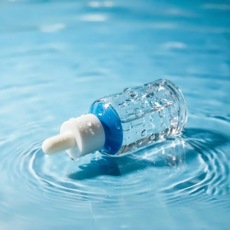 Blue Cosmetic Essence Bottle 30ml