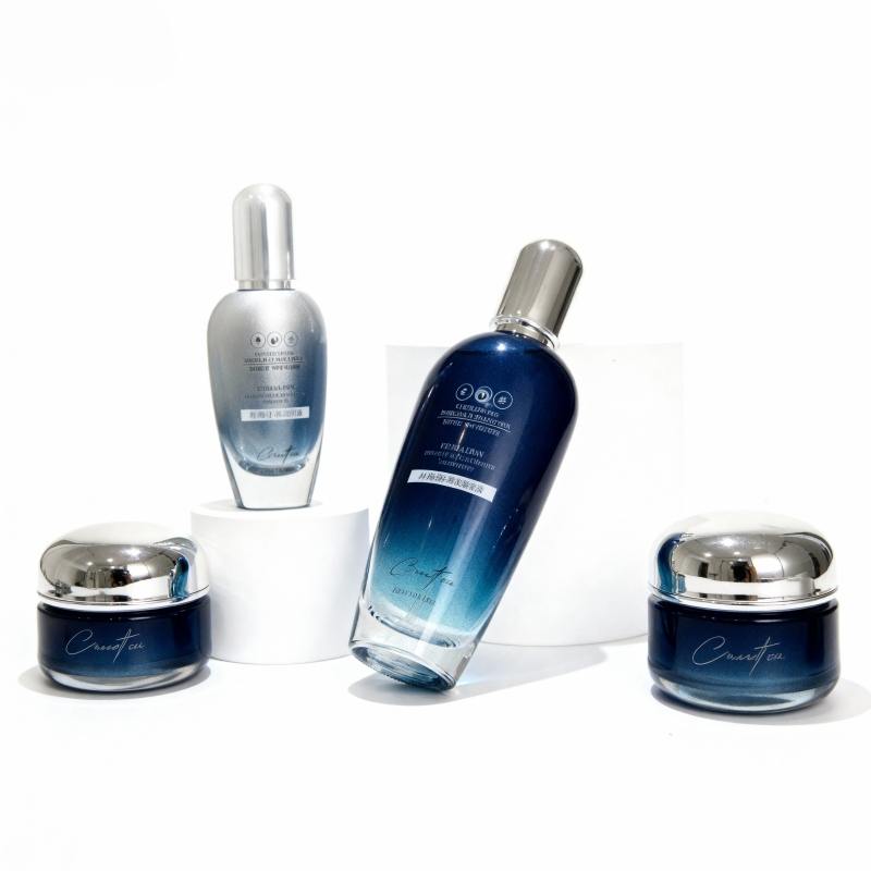 30g 50g Custom Skincare Jar Essential Oil Lotion Bottle Cosmetic Glass Packaging