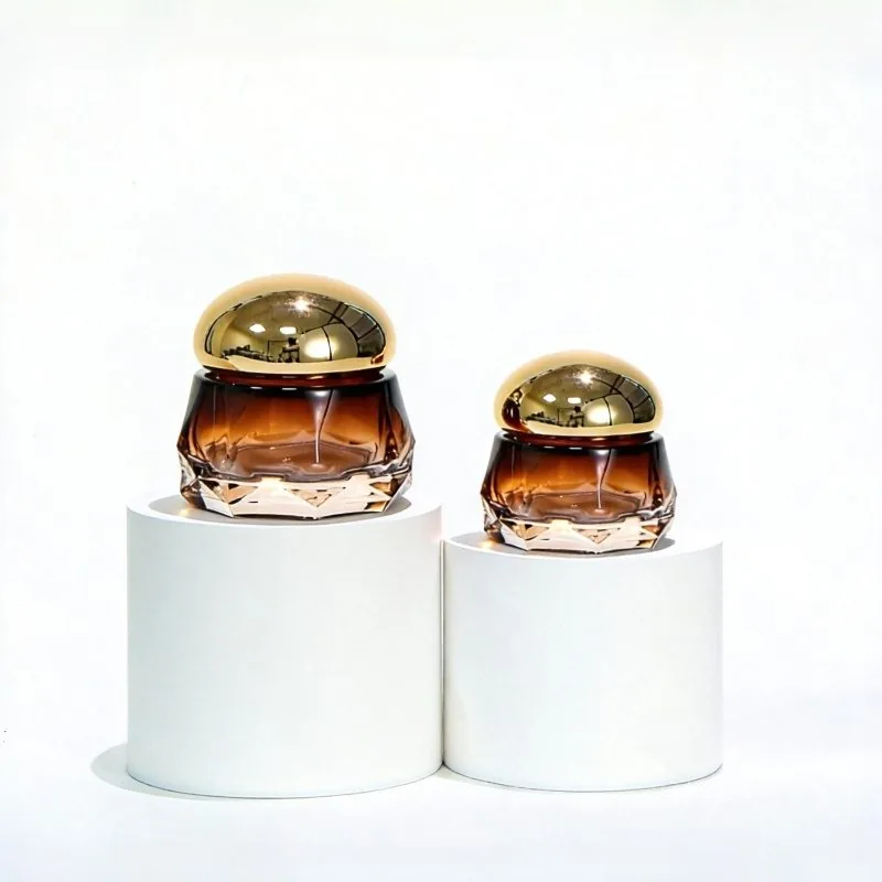 Fabricante de 30ml 50ml atacado frasco de emulsão de cosméticos em formato de barriga grande para frasco de soro de maquiagem