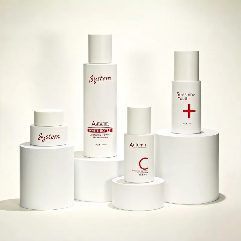 30ml 80ml 150ml embalagens cosméticas vazias recarregáveis frasco personalizado de creme de vidro
