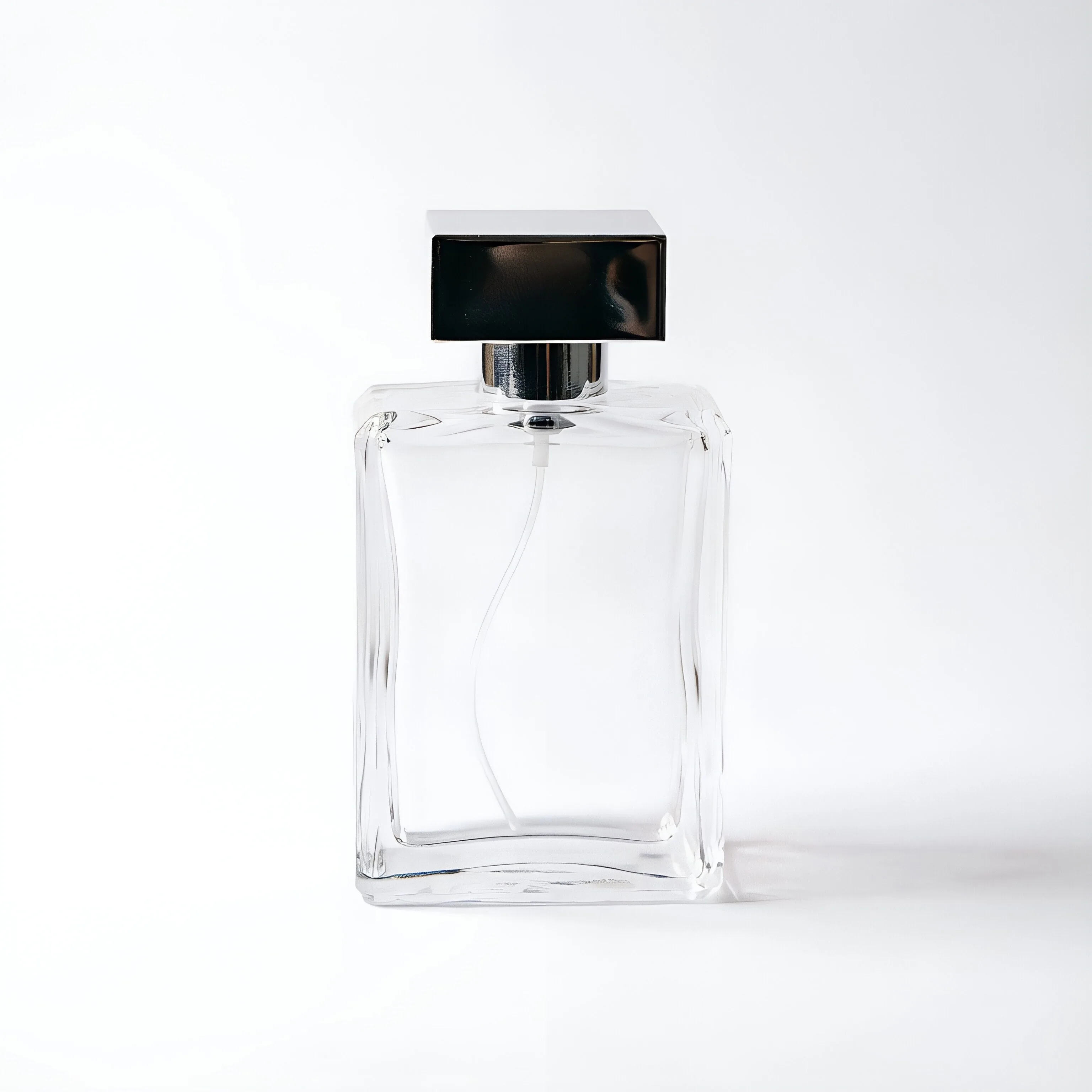 lear Square Glass 香水ボトル 付き Silver Cap 100ml