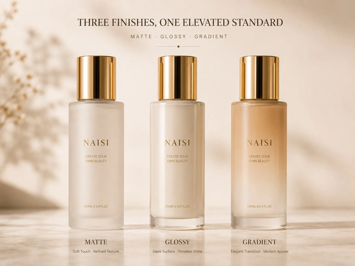 Matte, Glossy or Gradient? Choosing the Right Finish for Different Beauty Categories