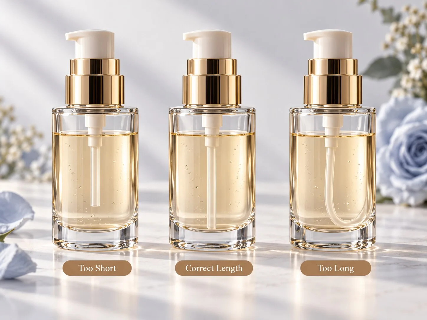 How to Choose the Right Dip Tube Length for Cosmetic Pumps